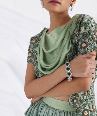 Lucia Green Jacket Set 2