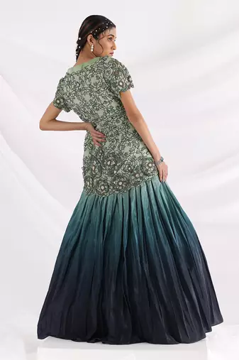 Lucia Green Jacket Set