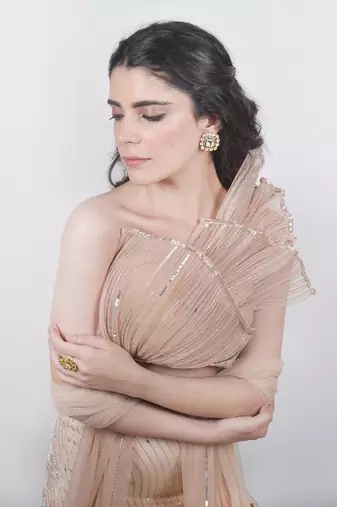 Champange Fishcut Lehenga