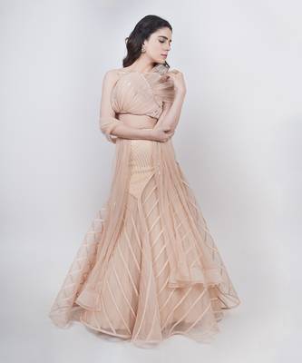 Champange Fishcut Lehenga 4