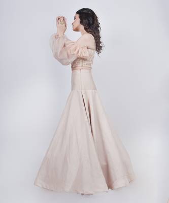 Champange Fishcut Lehenga 2