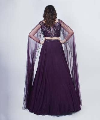 Plum Lehenga Set 2