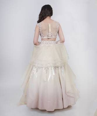 Ivory Ombre Sequence Lehenga 3