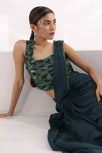 Alida Draped Saree Set