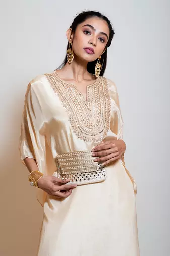 Ivory Kaftan Set