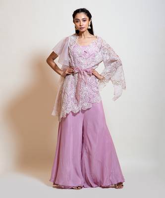 Lavender Jacket Set 1