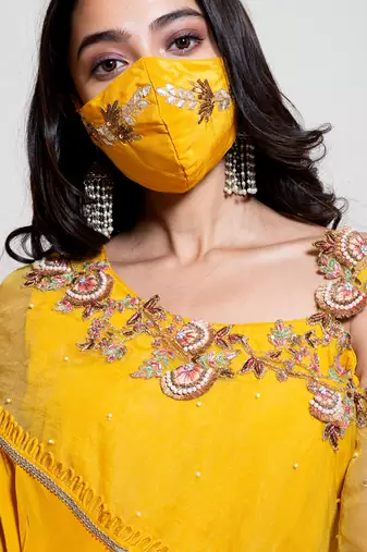 Canary Yellow Cape Jumpsuit
