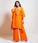 Bright Orange Kaftan Set