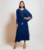 Navy Blue Kaftan