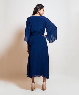 Navy Blue Kaftan 4