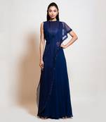 Midnight Blue Layer Jumpsuit