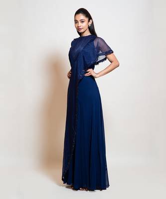 Midnight Blue Layer Jumpsuit 2