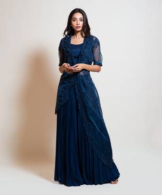 Navy Blue Jacket Set 1