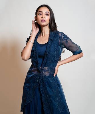 Navy Blue Jacket Set 3