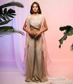 Auric Ruffled Jacket Set