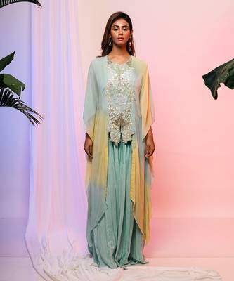 Palm Springs Shaded Kaftan Set 1