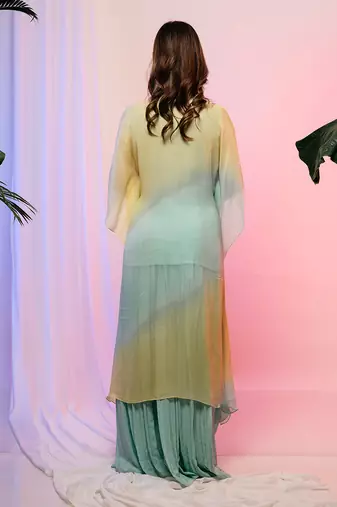 Palm Springs Shaded Kaftan Set