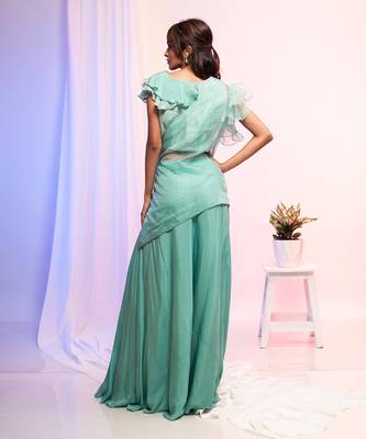 Blue One-Sided Cape Set 3