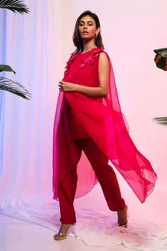 Valance Cape Jacket Set