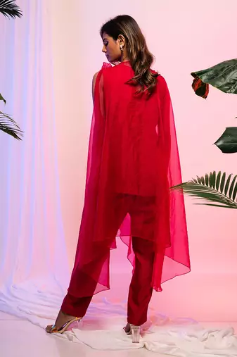 Valance Cape Jacket Set