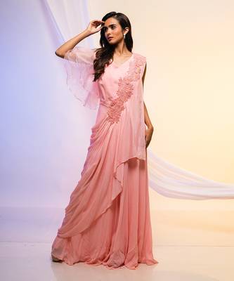 Heyday Draped Gown Saree 1