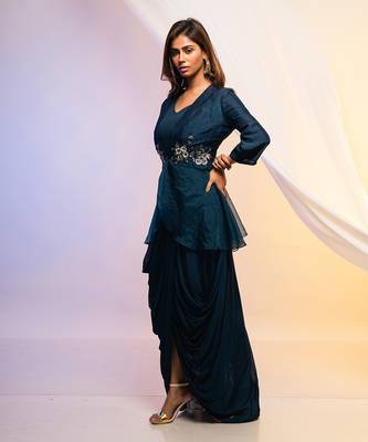 Infinity Peplum Jacket Set 2