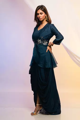 Infinity Peplum Jacket Set