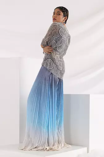 Sign Of The Painted Pearls Jacket Set