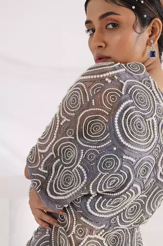 Sign Of The Painted Pearls Jacket Set