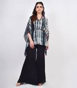 Black Tie Dye Kaftan Set
