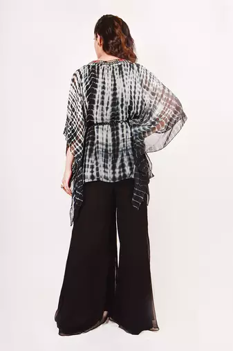 Black Tie Dye Kaftan Set