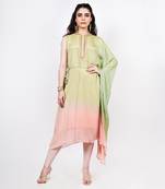 Pista Peach Ombre Kaftan