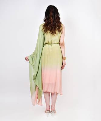 Pista Peach Ombre Kaftan 3