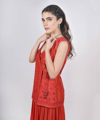 Coral Pallazo Set 3