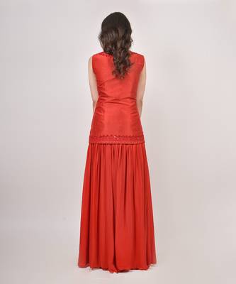 Coral Pallazo Set 4