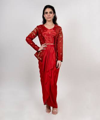 Rust Skirt Set 2