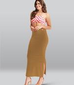 Lyra Women Saree Shapewear Biscuit Colour Plus Size Pack of 1