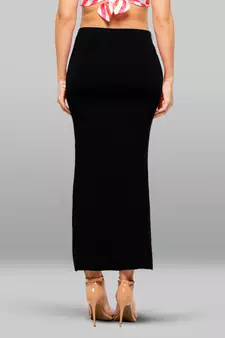 Lyra Women Saree Shapewear Black Colour Plus Size Pack of 1