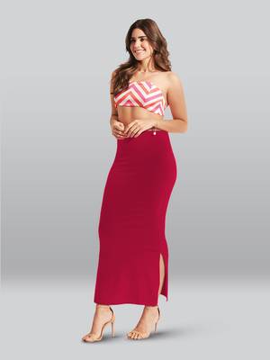Lyra Women Saree Shapewear Bubble Gum Colour Free Size Pack of 1 3