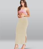 Lyra Women Saree Shapewear Butter Colour Free Size Pack of 1