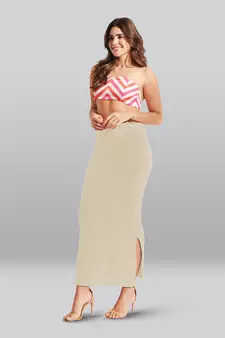 Lyra Women Saree Shapewear Butter Colour Plus Size Pack of 1