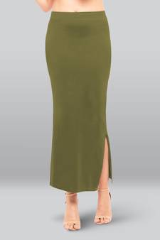 Lyra Women Saree Shapewear Chatni Green Colour Plus Size Pack of 1