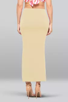 Lyra Women Saree Shapewear Cream Colour Free Size Pack of 1