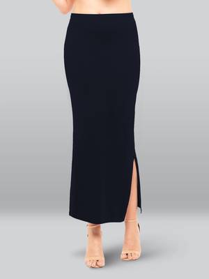 Lyra Women Saree Shapewear Deep Navy Colour Free Size Pack of 1 1
