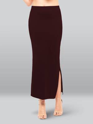 Lyra Women Saree Shapewear Deep Maroon Colour Free Size Pack of 1 1