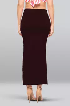 Lyra Women Saree Shapewear Deep Maroon Colour Plus Size Pack of 1