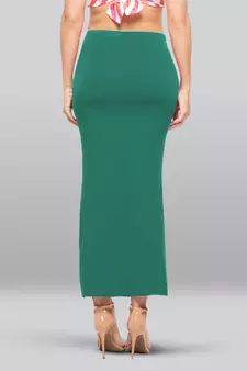 Lyra Women Saree Shapewear Jade Colour Free Size Pack of 1