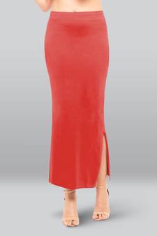 Lyra Women Saree Shapewear Mango Colour Plus Size Pack of 1
