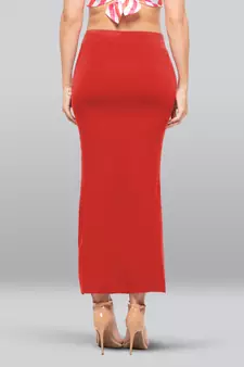 Lyra Women Saree Shapewear Mango Colour Plus Size Pack of 1
