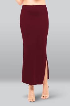 Lyra Women Saree Shapewear Maroon Colour Plus Size Pack of 1